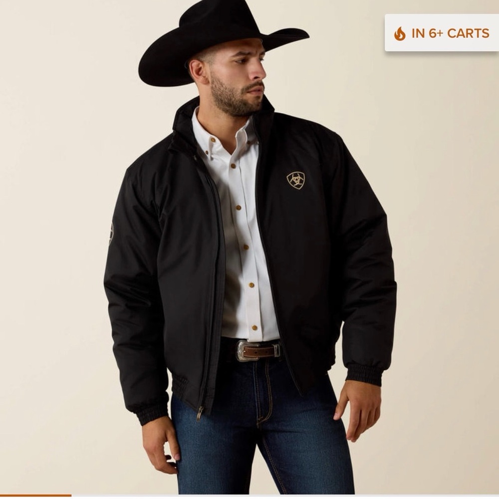 Ariat Men's Black Bomber Jacket